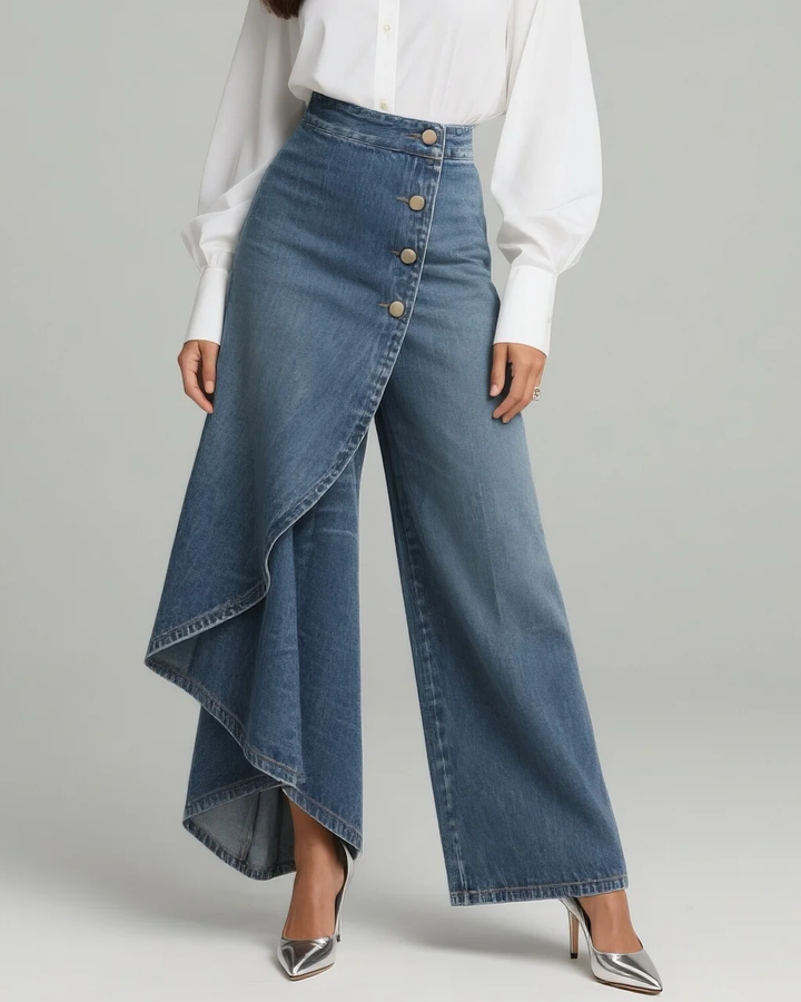 Calvra™ | Pantalon en Jean Enveloppant