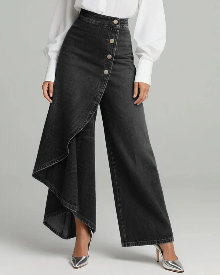 Calvra™ | Pantalon en Jean Enveloppant