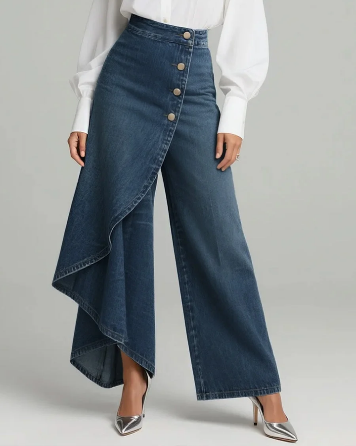 Calvra™ | Pantalon en Jean Enveloppant