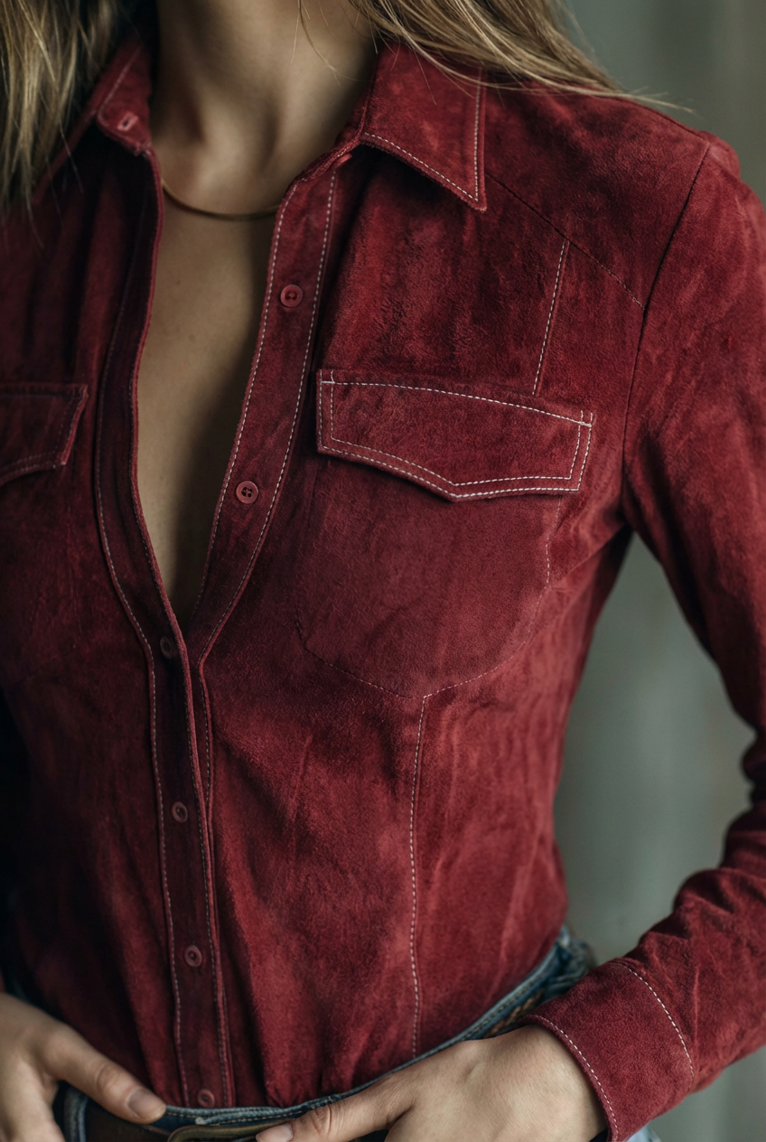 Raquel · Chemise en Jean Vintage