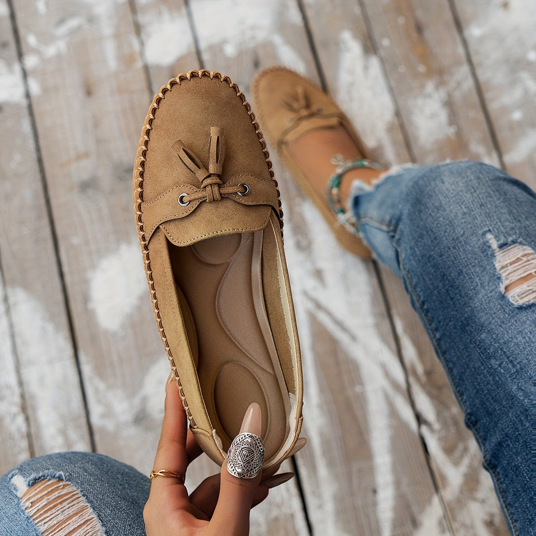 Nadine™ - Mocassins classiques avec détail à franges