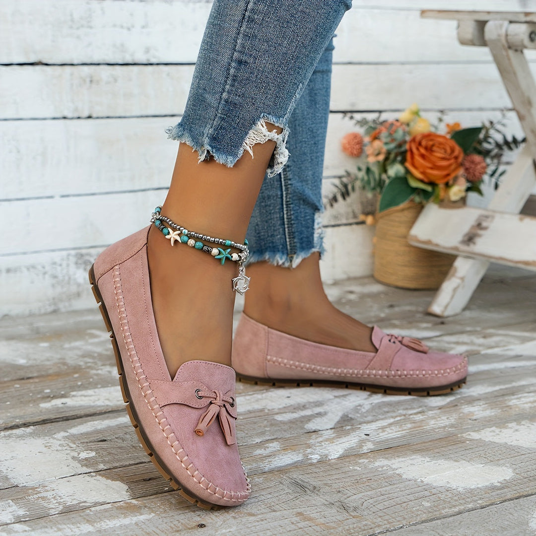 Nadine™ - Mocassins classiques avec détail à franges