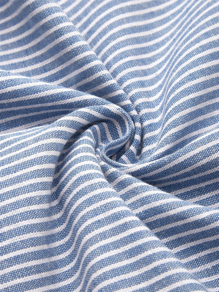 Brienne | Robe Midi Rayée – Confort Effortless, Confiance Quotidienne