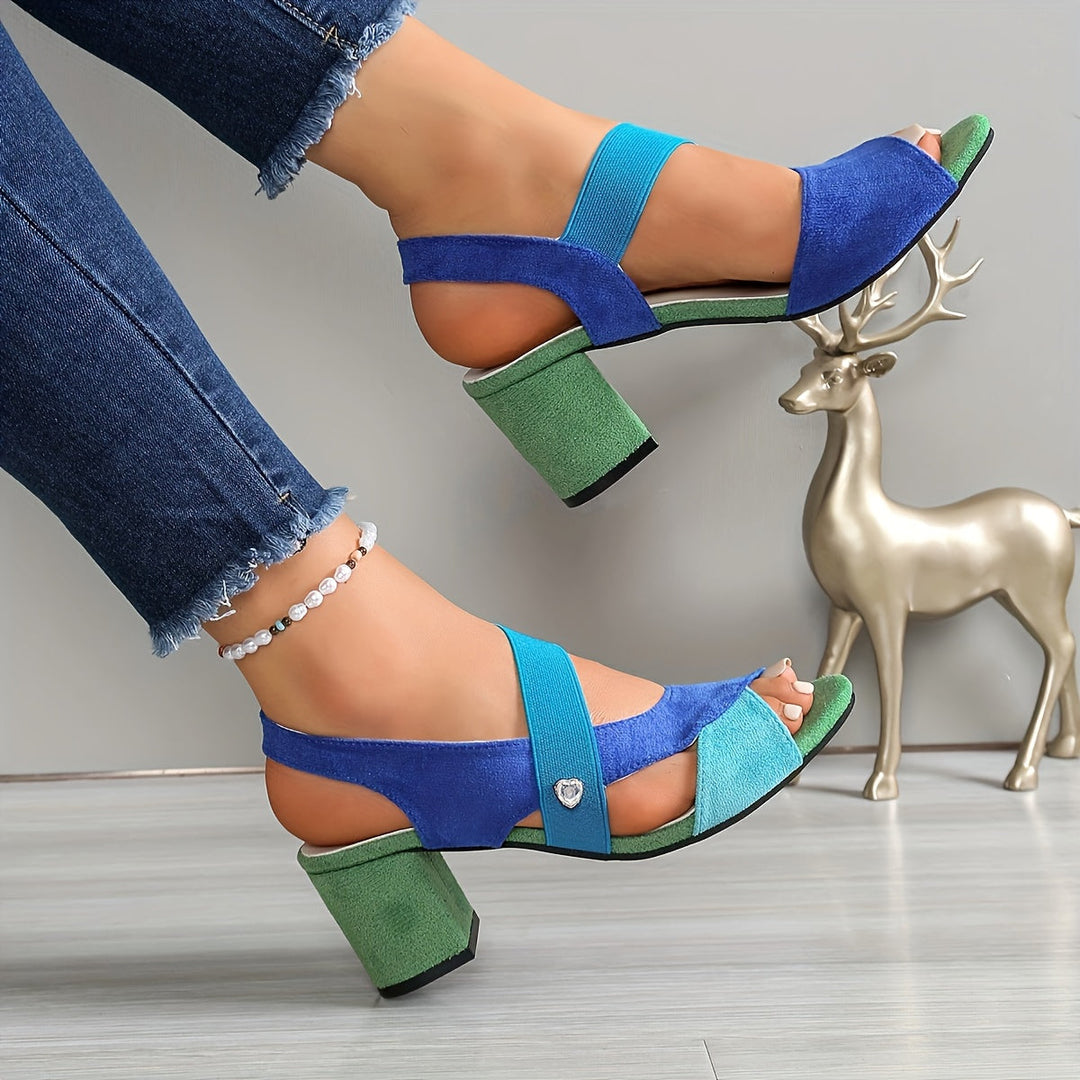 Elara | Talons Confort à Bretelles Croisées